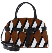 COCCINELLE Sabine Handbag N.Geo.Pat Multi Cognac / Noir
