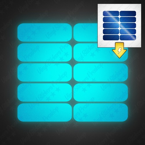 Stickers sticker cm bleu - 10, 6