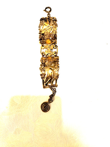 Bracelet bronze doré - bronze, m