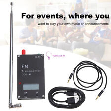 2000M 500mW FM Transmitter Frequency LCD Display Stereo 76-108MHz for FM Radio