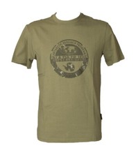 NAPAPIJRI t-shirt homme, t-shirt col rond manches courtes en coton avec imprimé 