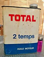 ancien bidon d'huile Total