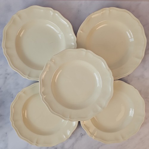 Assiettes creuses ivoire - creuses,