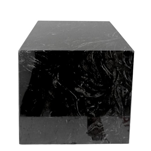 Cube marbre noir - cube,