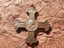 MEDAILLE CROIX  bronze Saint