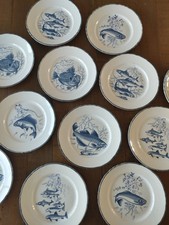 Lot De 12 Assiettes Poissons