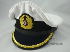 Casquette Kriegsmarine pour officiers lieutenant en mer jusqu'au capitaine 57