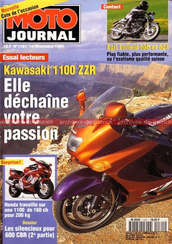 Moto journal 1161 - 1161, essai