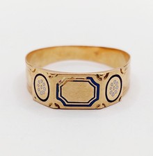 Bague chevalière victorienne