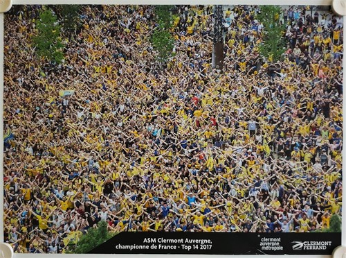 Affiche rugby asm clermont - affiche,