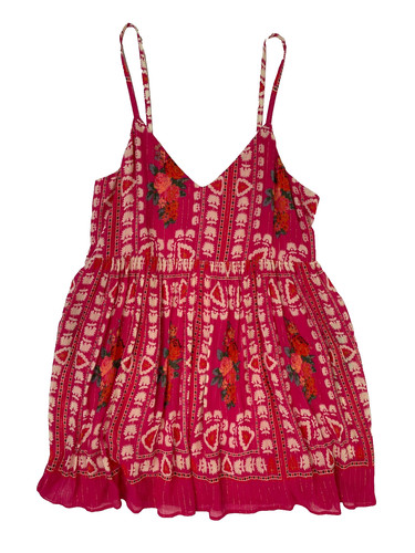 Mini robe rose - , motifs