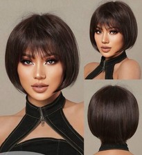 Perruque Brune Wig Naturelle