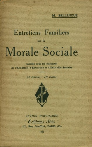 Livre ancien entretiens