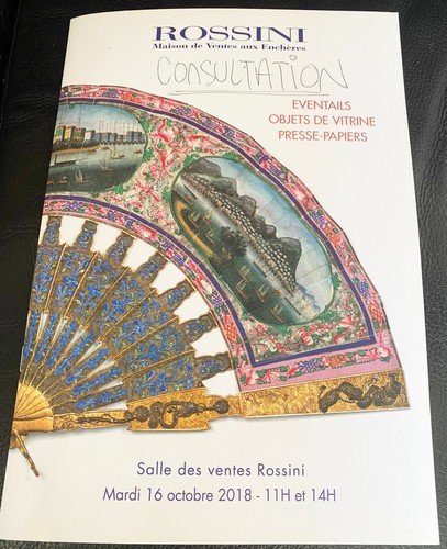 Catalogue vente aux enchères