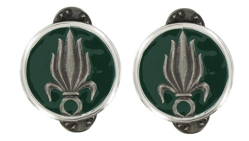 Paire insignes collet - de,