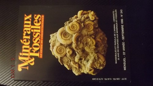 Revue mineraux fossiles - revue,