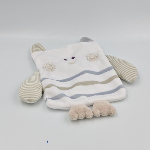 Doudou plat hibou - , chouette