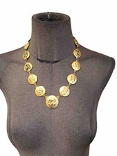 Superbe Collier Doré Chanel Vintage 