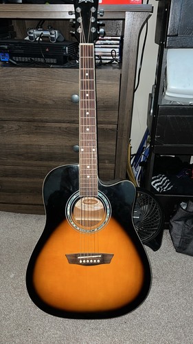 Washburn wa90ce dreadnought - washburn,