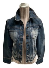 VESTE BLOUSON EN JEAN FEMME DE