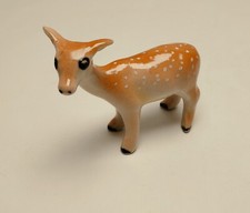 magnifique biche miniature en porcelaine, figurine   G36