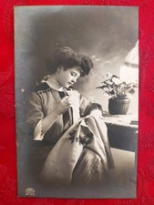 Carte photo Portrait de femme