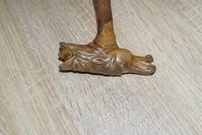 Très belle canne d'art populaire avec pommeau cheval jockey