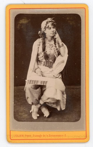 Photo cdv une femme - une,