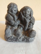 Enfants Esquimaux Eskimo - Art Inuit / Canada (Wolf original) 