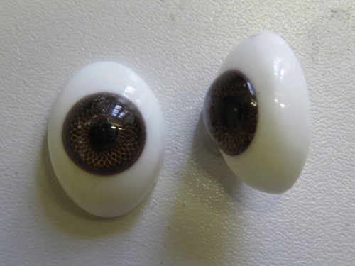 Yeux sulfure poupée ancienne