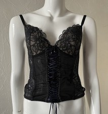 Corset Noir RougeGorge 