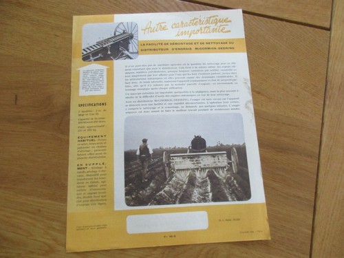 Feuillet semoirs toutes - semoirs,