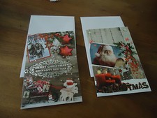 2 CARTES DE VOEUX - AVEC ENVELOPPES BLANCHES 