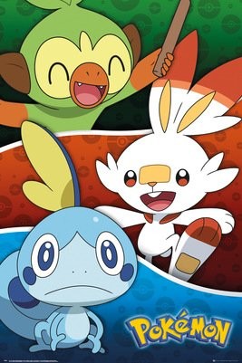 Pokemon galar starters - -,