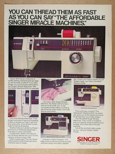 1985 singer 6233 6268 6212 - 1985,