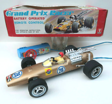 Bandai Grande Voiture de Course F1 Tole 31Cm à Piles Etat Neuf +Boite Japan 1967