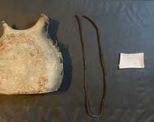 Étiquette + Lacet En Cuir Patiné Pour Gourde Bidon Modèle 1877 Et 1935