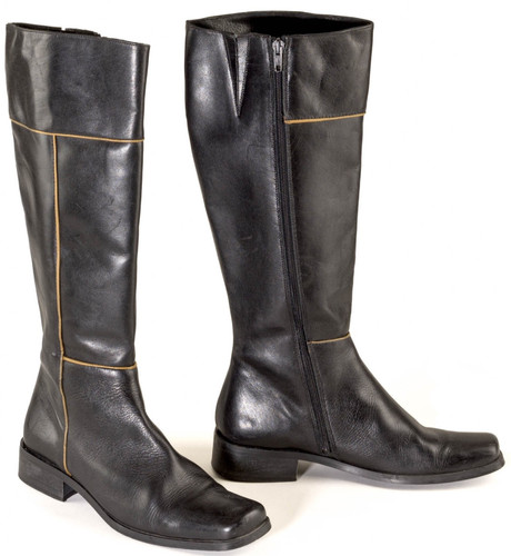 Bottes cuir genre - bottes, en