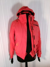 Veste blouson technique orange ski/snow OXBOW XS 34/36 capuche casquette level 2