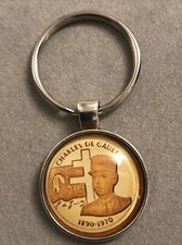 PORTE CLÉ MÉDAILLON MÉTAL