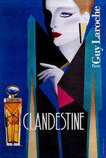 Affiche publicitaire parfum - publicitaire,