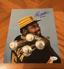 BILL MADLOCK Autograph Photo JSA Certified Auto 8x10 PIRATES Signature