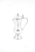 Cafetière Décorative En Étain Avec Poignée 33cm De Hauteur