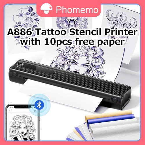 Phomemo a886 tattoo stencil - a886,