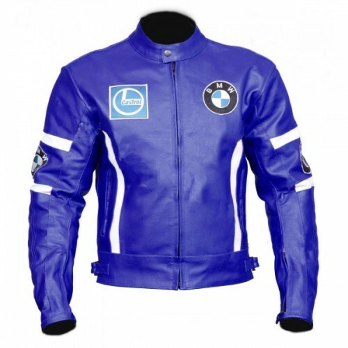 Bmw veste cuir moto - en, de