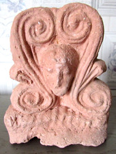 Décoration murale en plâtre 16 x 13 cm Repro Antéfixe Estampille Argentomagus