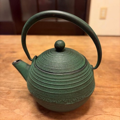 Théière kyusu fonte vert - théière, en