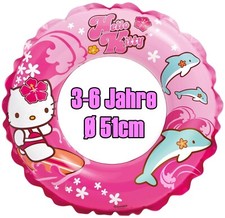 Bouée Gonflable Aide à la Nage Hello Kitty Baby Enfants 3-6 Ans 51cm