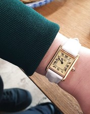 Vintage Cartier Must Tank Vermeil Watch | Champagne Dial | Quartz | 