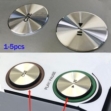 Métal Jouer la touche pause Autocollants bouton pour Pioneer CDJ-2000NXS2 disque